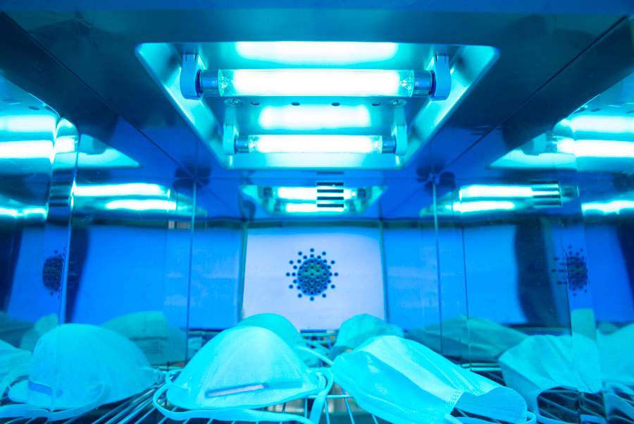 Luz ultravioleta para la desinfección de hospitales
